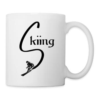 Skiing Ski motif for skiers Skiers - Mug - white - Right
