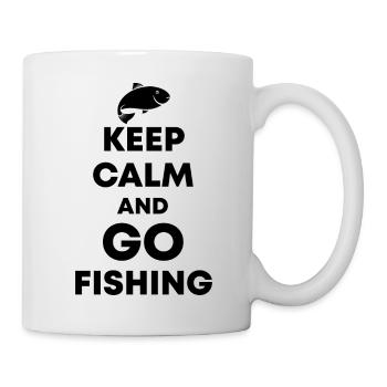 Angler Spruch Fischen Fischer Geschenksidee - Tasse - Weiß - Rechts