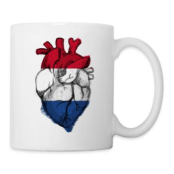 Free Netherlands Heart Flag - Show Love for Nether - Mug - white - Right