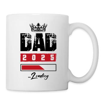 Papa 2025 Chargement Papa - Mug blanc - blanc - Droite