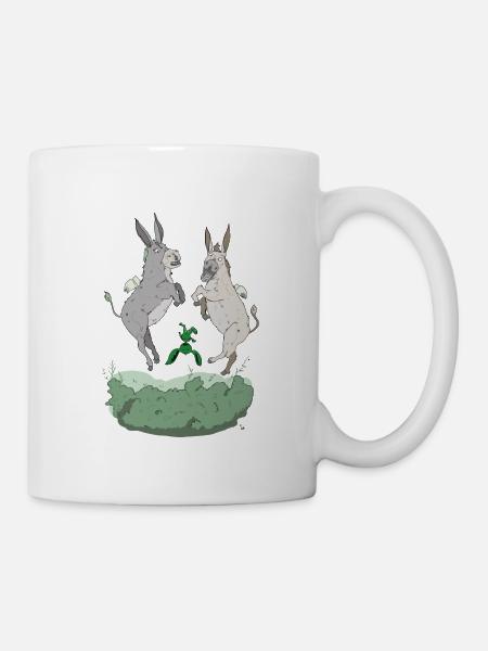 Flying Donkeys - FéArt - Mug - white