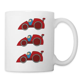 car racing - Mug - white - Right