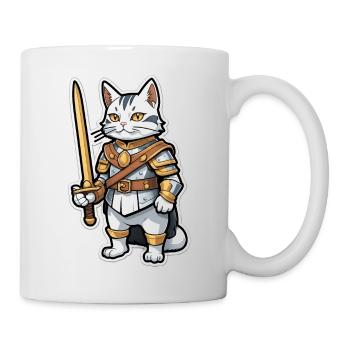 Cat Knight Comic - Mug - white - Right
