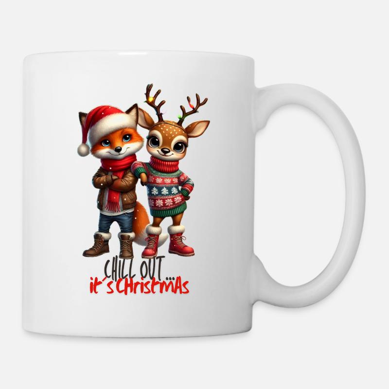 Chillout it's Christmas - Tasse - Weiß