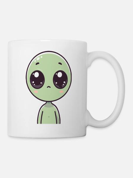 Süßer Alien - Tasse - Weiß