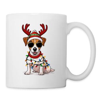 Christmas Jack Russell - Mug - white - Right