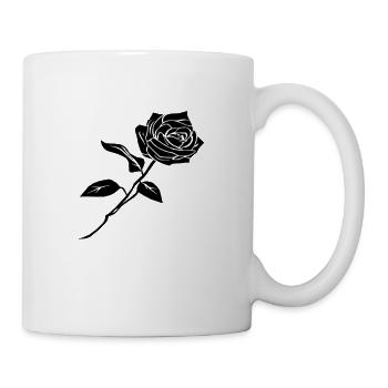 BLACK rosa - Mug - white - Right