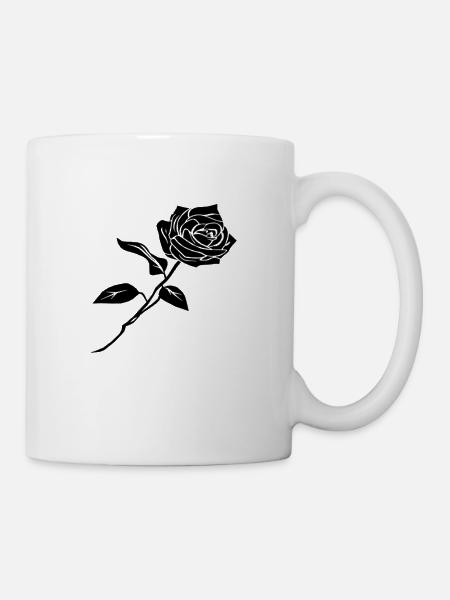 BLACK rosa - Mug - white