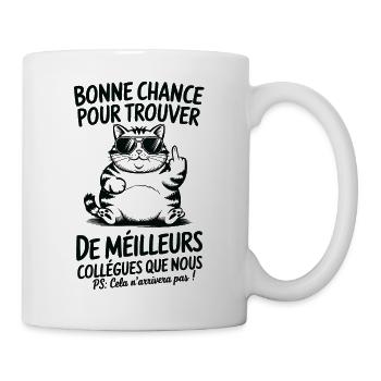 Gift idea departure coworker humor - Mug - white - Right