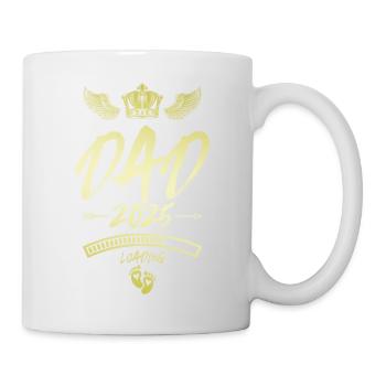 Dad 2025 Loading Papa Spruch - Tasse - Weiß - Rechts