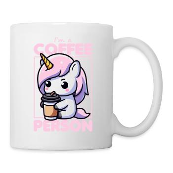 Je suis une licorne de café - Mug blanc - blanc - Droite