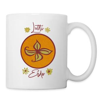 "Ein Mädchen Namens Willow" Design Erde Lotti - Tasse - Weiß - Rechts