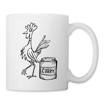 Tag des Chicken Curry - Tasse - Weiß - Rechts