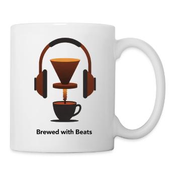 Rythmes de café - Mug blanc - blanc - Droite