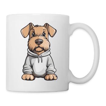 Airedale Terrier Hund Lustig - Tasse - Weiß - Rechts