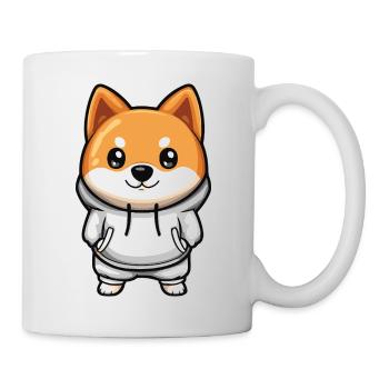 Akita Inu Chien Drôle - Mug blanc - blanc - Droite