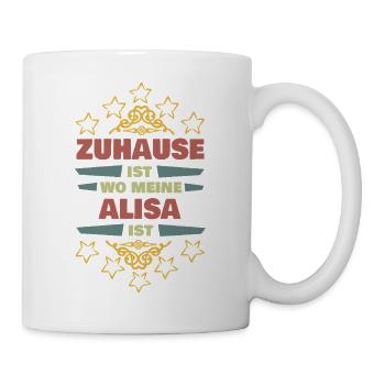 Geschenk für Alisa - Tasse - Weiß - Rechts