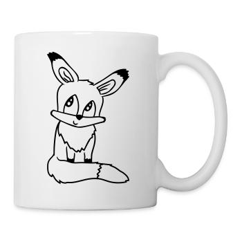Fox Red Fox Wild Animal Clever Forest Inhabitants - Mug - white - Right