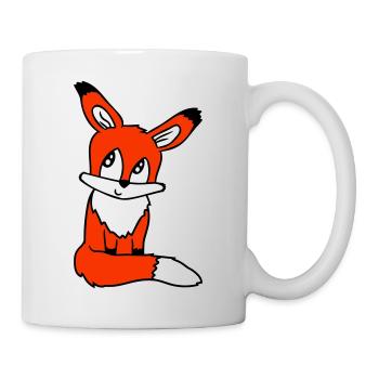 Fox Red Fox Wild Animal Clever Forest Inhabitants - Mug - white - Right