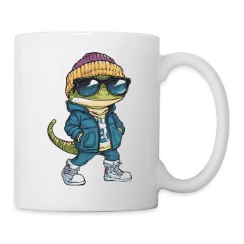 Lizard Cool Comic - Mug - white - Right