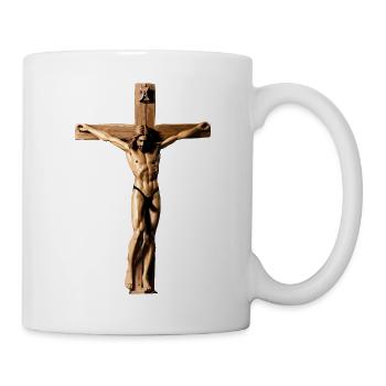 Kruzifix - Tasse - Weiß - Rechts