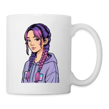 Anime Woman - Mug - white - Right