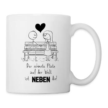 The most beautiful place in the world is next to you! - Mug - white - Right