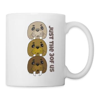 Morse Juste nous 3 - Mug blanc - blanc - Droite