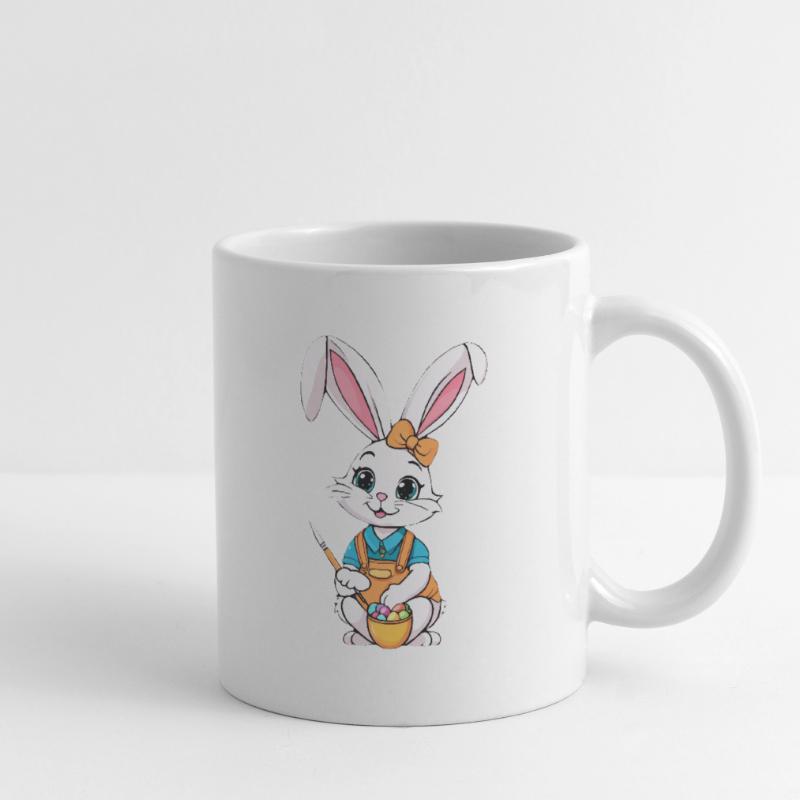 Easter bunny with Easter eggs Mug