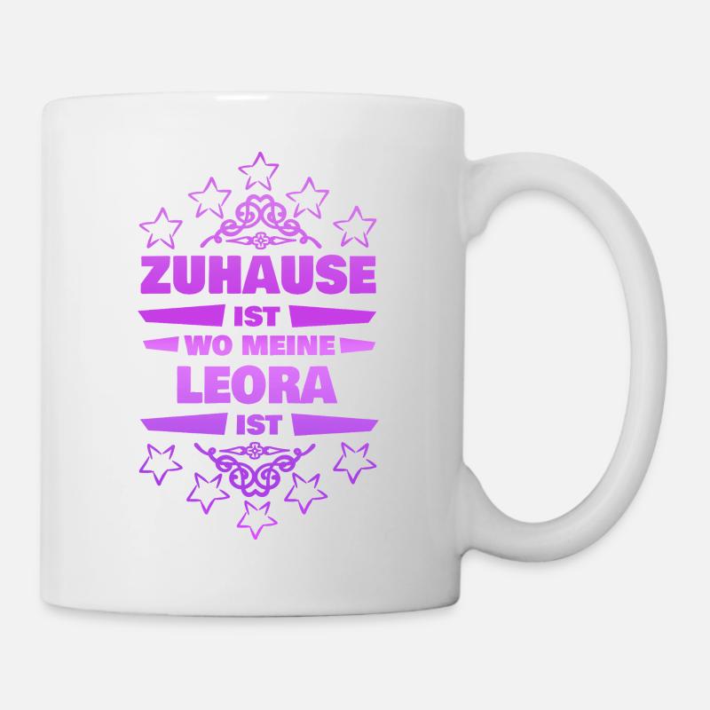 Petite amie Leora - Mug blanc - blanc