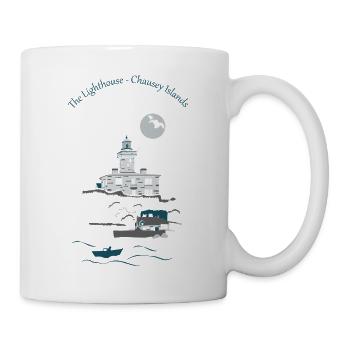 Lighthouse -Chausey Islands - Mug blanc - blanc - Droite