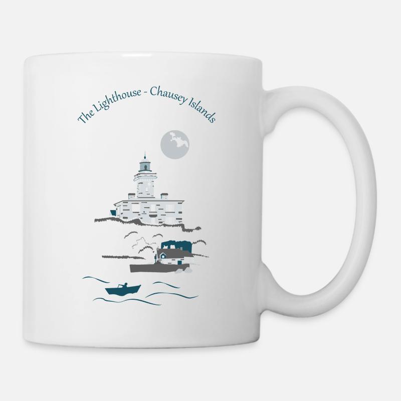 Lighthouse -Chausey Islands - Mug blanc - blanc