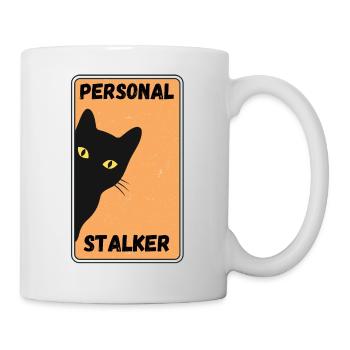 Black Cat – Personal Stalk - Mug - white - Right