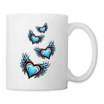 Heart Wings - Mug - white - Right