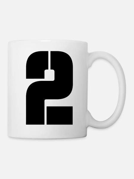 2 - Tasse - Weiß
