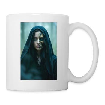 Déesse Hel régnant sur le monde souterrain nordique - Mug blanc - blanc - Droite