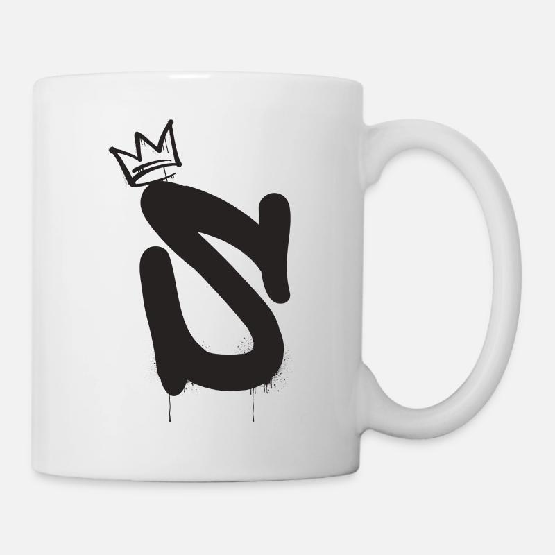 S - Tasse - Weiß