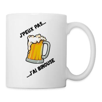 Ich kann keine Binouse haben - Tasse - Weiß - Rechts