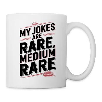 Medium Rare Jokes - Mug - white - Right
