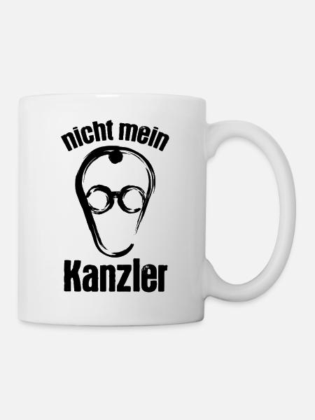 Merz - Nicht mein Kanzler - nein zu Merz - Tasse - Weiß