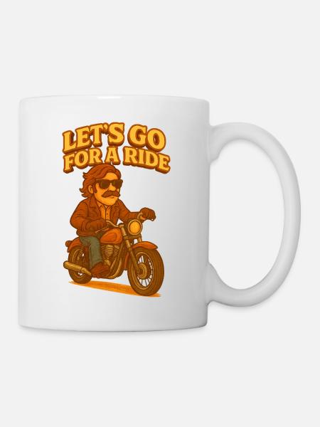 Let's Go For a Ride - Mug - white
