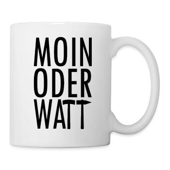 Moin or Watt Ruhrpott - Mug - white - Right