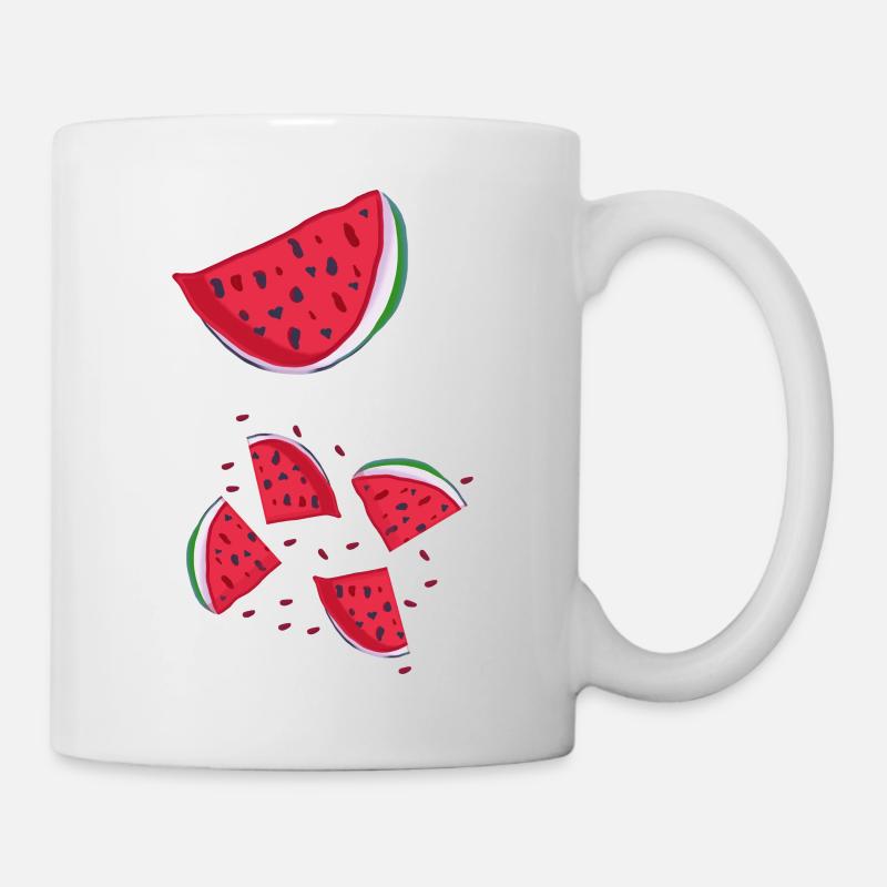 Wassermelone - Tasse - Weiß