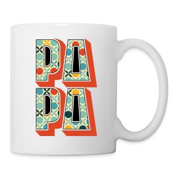 Papa et le style rétro - Mug blanc - blanc - Droite