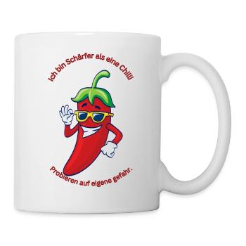 Je suis plus chaud qu’un piment - Mug blanc - blanc - Droite