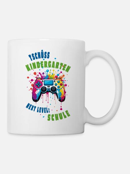 Tschüss Kindergarten! Next Level: Schule - Tasse - Weiß
