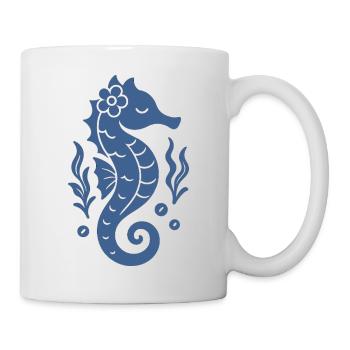 Süßes Seepferdchen - Tasse - Weiß - Rechts