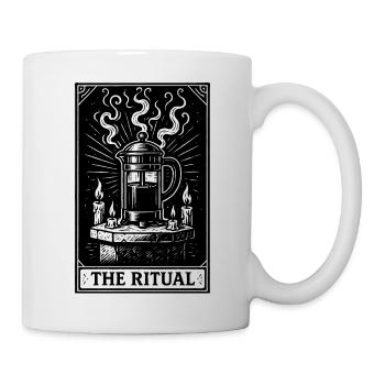 Coffee Summoning Tarot – The Ritual (Dark Version) - Mug - white - Right
