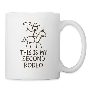 This is my second rodeo - Mug - white - Right
