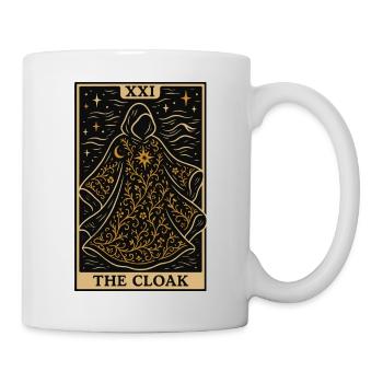 Couture de la carte de tarot – La cape - Mug blanc - blanc - Droite